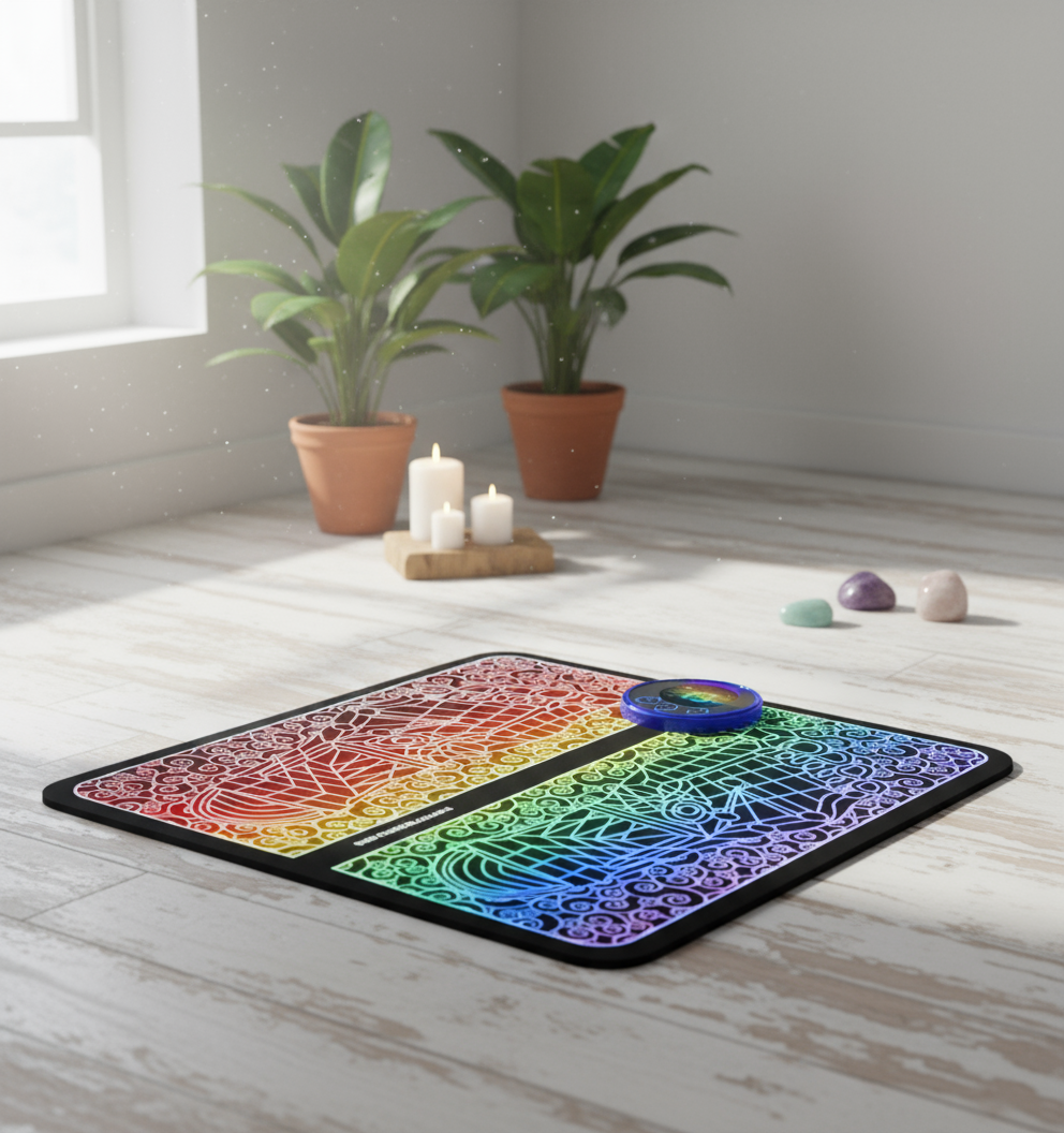 CHAKRA SOL in peaceful meditation setting